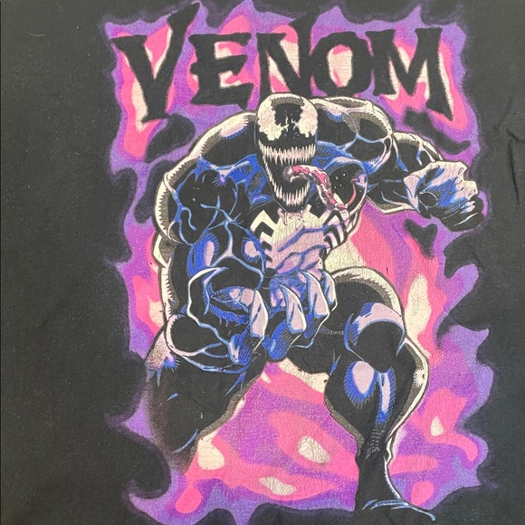 Marvel Venom Tee with Purple Highlights men’s size 3XL - Picture 3 of 5